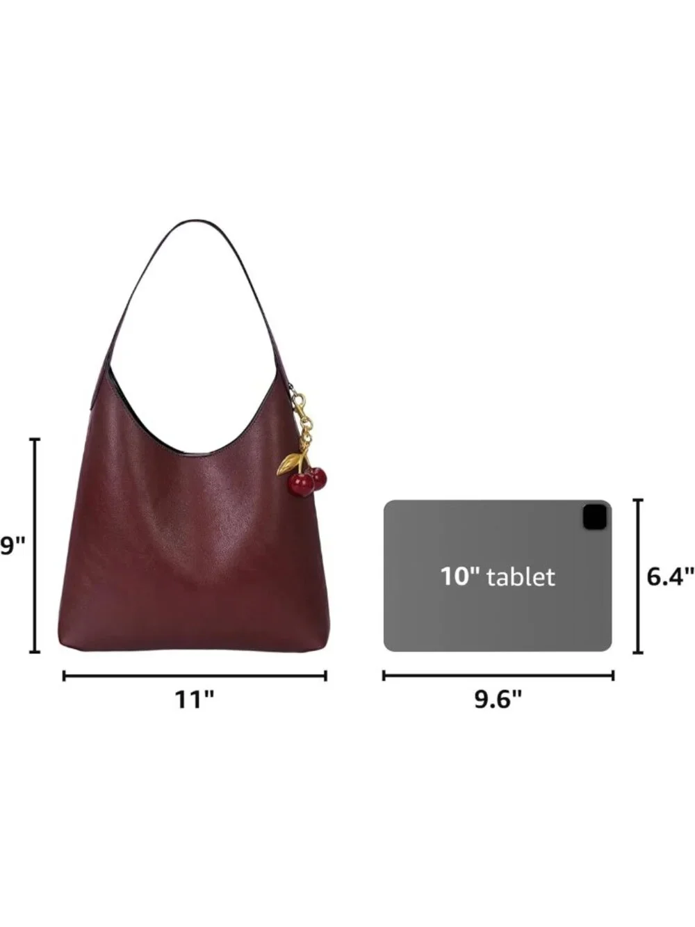 Chic Faux Suede Hobo Tote Bag for Women | Vegan Leather Shoulder Purse with